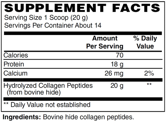 Tissue Repair Powder (Beef Collagen Peptides)